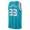 Liam McNeeley Charlotte Hornets Jordan Brand Unisex Swingman Jersey - Teal - - Detail View