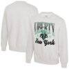 New York Liberty Stadium Essentials Unisex Sky High Fleece Crew Neck Sweatshirt - - Front View