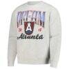 Atlanta Dream Stadium Essentials Unisex Sky High Fleece Crew Neck Sweatshirt - - Side View