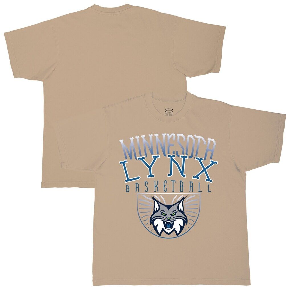 Minnesota Lynx Stadium Essentials Unisex Rays Up Urban Premium Relaxed Fit T-Shirt - Sand