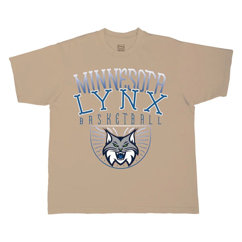 Minnesota Lynx Stadium Essentials Unisex Rays Up Urban Premium Relaxed Fit T-Shirt - Sand
