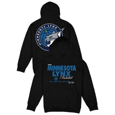Minnesota Lynx Stadium Essentials Unisex Next Time Urban Premium Hoodie - Black - Front View