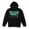 New York Liberty Stadium Essentials Unisex Next Time Urban Premium Hoodie - Black - Side View