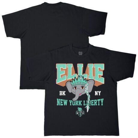 New York Liberty Stadium Essentials Unisex Most Valuable Mascot Urban Premium T-Shirt - Black - Front View