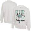 New York Liberty Stadium Essentials Unisex Sky High Mascot Fleece Crew Neck Sweatshirt - - Front View