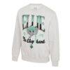 New York Liberty Stadium Essentials Unisex Sky High Mascot Fleece Crew Neck Sweatshirt - - Side View