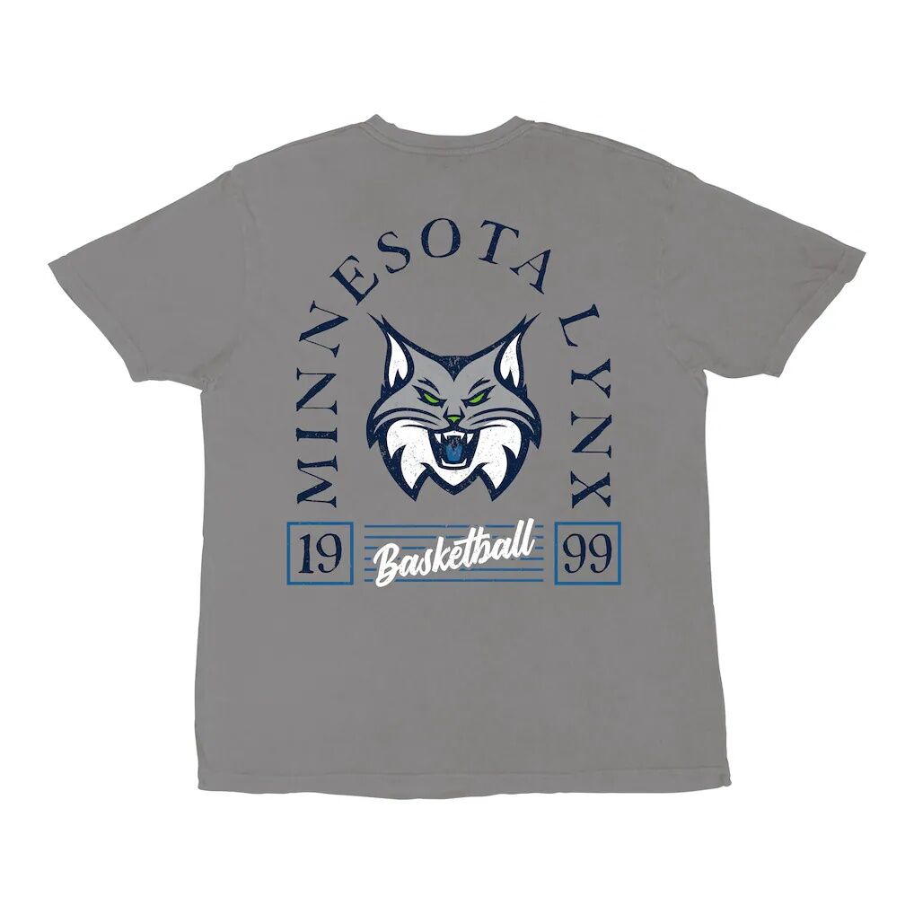 Minnesota Lynx Stadium Essentials Unisex Lay Low Vintage Wash Relaxed Fit T-Shirt - Platinum