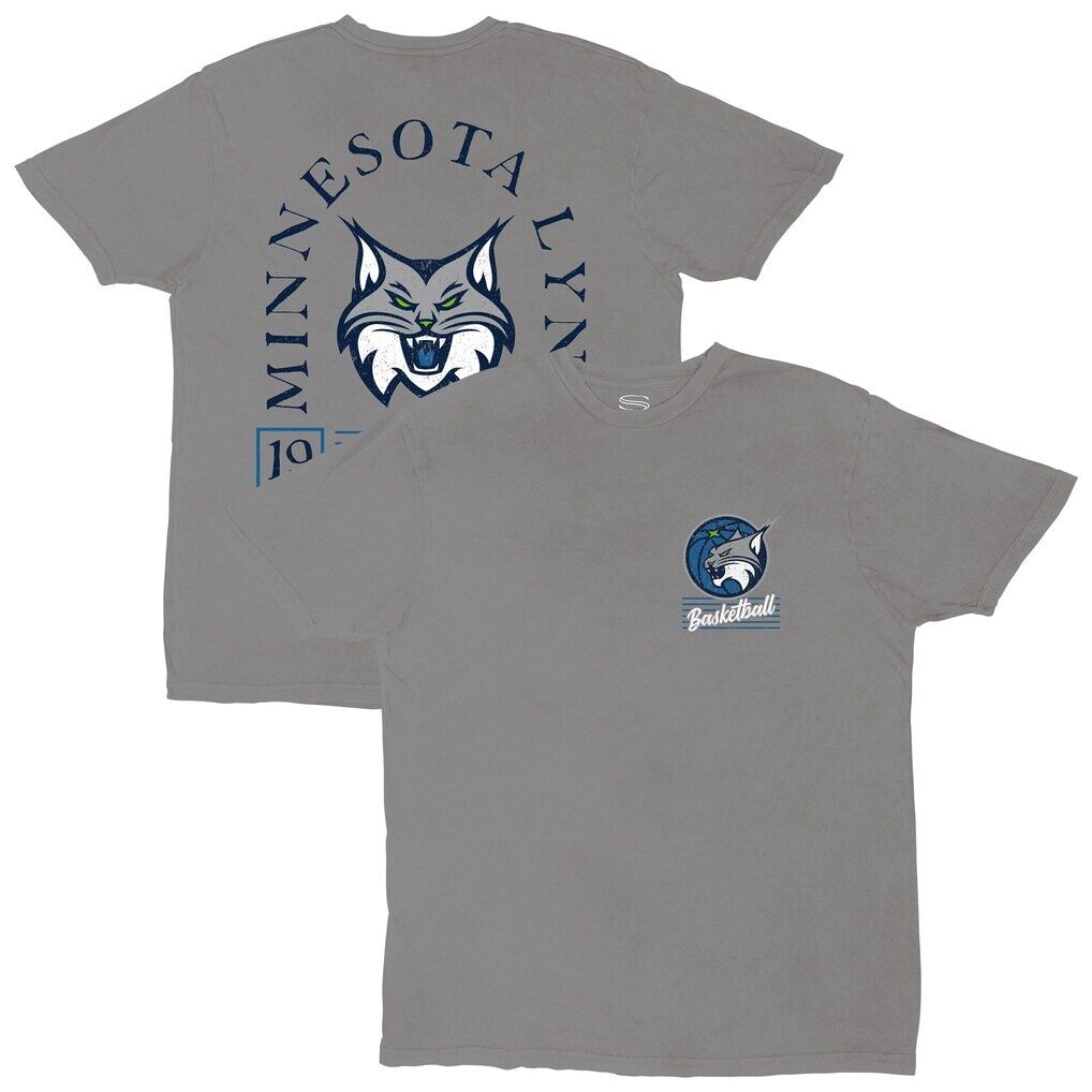 Minnesota Lynx Stadium Essentials Unisex Lay Low Vintage Wash Relaxed Fit T-Shirt - Platinum