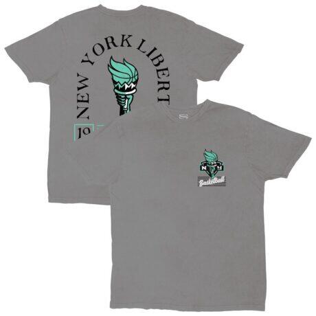 New York Liberty Stadium Essentials Unisex Lay Low Vintage Wash Relaxed Fit T-Shirt - - Front View