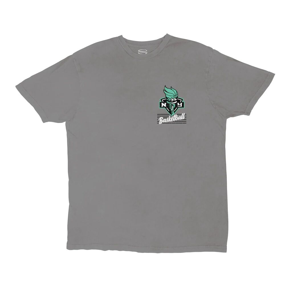 New York Liberty Stadium Essentials Unisex Lay Low Vintage Wash Relaxed Fit T-Shirt - Platinum