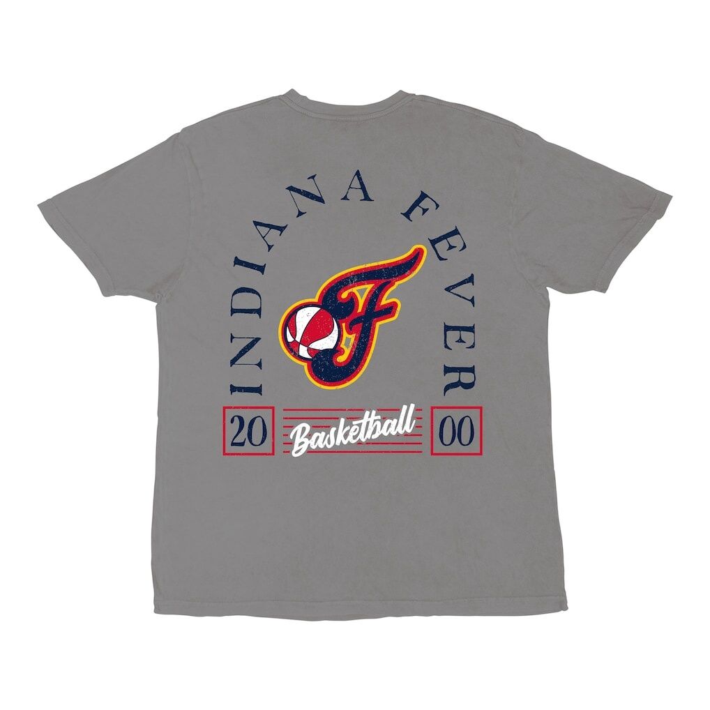 Indiana Fever Stadium Essentials Unisex Lay Low Vintage Wash Relaxed Fit T-Shirt - Platinum