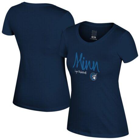Minnesota Lynx Stadium Essentials Women's Third Quarter T-Shirt - Navy - Front View
