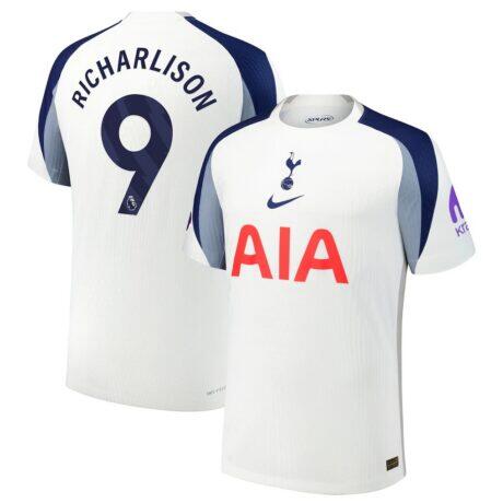Richarlison Tottenham Hotspur Nike 2025/26 Home Authentic Player Jersey - White - Front View