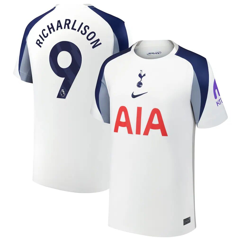 Richarlison Tottenham Hotspur Nike Youth 2025/26 Home Replica Player Jersey