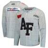 Air Force Falcons APLS Tail Flash Hockey Replica Jersey - Gray - Front View