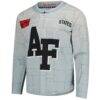 Air Force Falcons APLS Tail Flash Hockey Replica Jersey - Gray - Side View