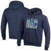 Seattle Kraken Champion Powerblend Hoodie - Navy - Front View