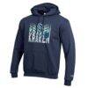 Seattle Kraken Champion Powerblend Hoodie - Navy - Side View