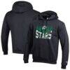 Dallas Stars Champion Powerblend Hoodie - Black - Front View