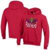 Florida Panthers Champion Powerblend Hoodie - Red - Front View