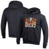 Anaheim Ducks Champion Powerblend Hoodie - Black - Front View