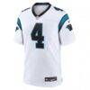 Tetairoa McMillan Carolina Panthers Nike Game Jersey - White - Side View