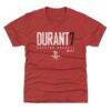 Kevin Durant Houston Rockets 500 Level Youth Elite Name & Number T-Shirt - Red - Front View