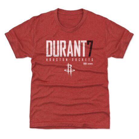 Kevin Durant Houston Rockets 500 Level Youth Elite Name & Number T-Shirt