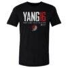 Yang Hansen Portland Trail Blazers 500 Level Elite T-Shirt - Black - Front View