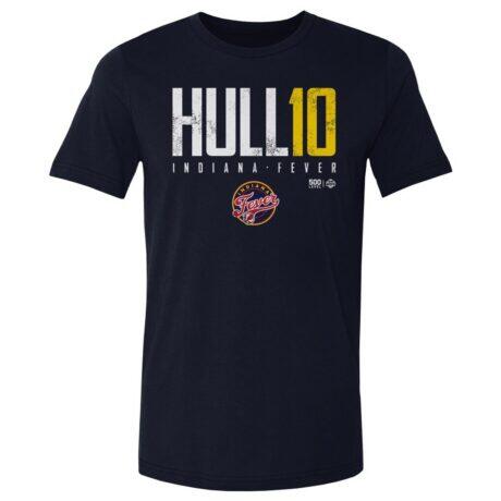Lexie Hull Indiana Fever 500 Level Elite T-Shirt - Navy - Front View