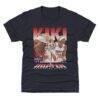 Kiki Iriafen Washington Mystics 500 Level Youth Vintage T-Shirt - Navy - Front View