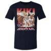 Kiki Iriafen Washington Mystics 500 Level Vintage T-Shirt - Navy - Front View