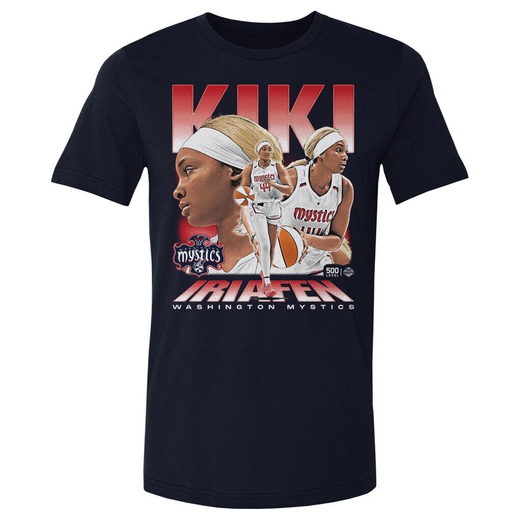 Kiki Iriafen Washington Mystics 500 Level Vintage T-Shirt