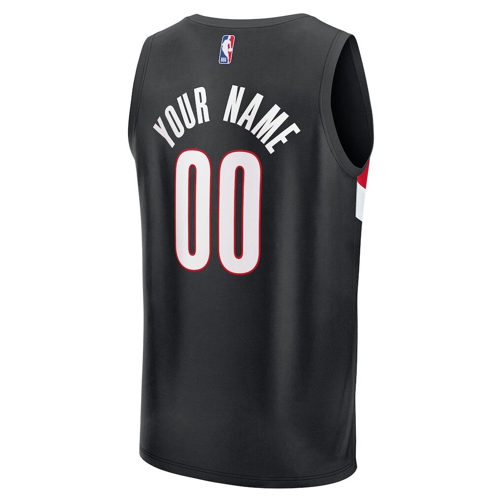 Portland Trail Blazers Fashion7 Youth Fast Break Replica Custom Jersey - Icon Edition