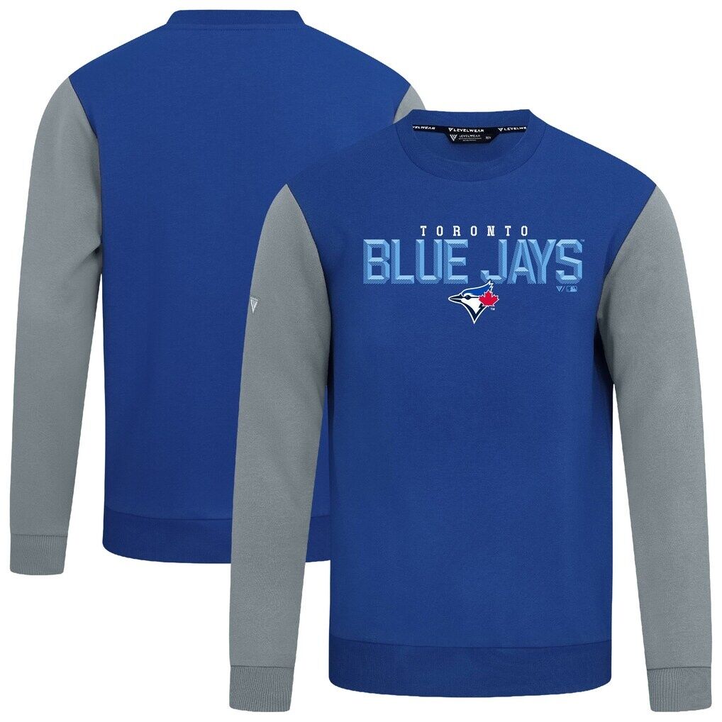 Toronto Blue Jays Levelwear Throwback Ultimate Carve Sweatshirt – Royal