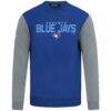 Toronto Blue Jays Levelwear Throwback Ultimate Carve Sweatshirt - Royal - Side View