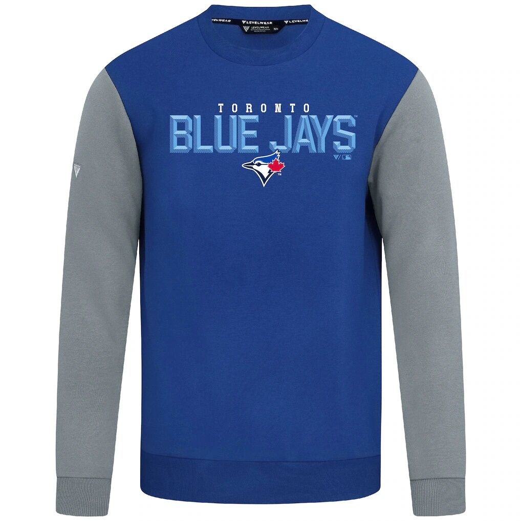 Toronto Blue Jays Levelwear Throwback Ultimate Carve Sweatshirt – Royal