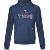 Minnesota Twins Levelwear Relay Journey Pullover Hoodie - Navy - Side View