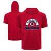 Minnesota Twins Levelwear Phase Banner Arch Hoodie T-Shirt - Red - Front View