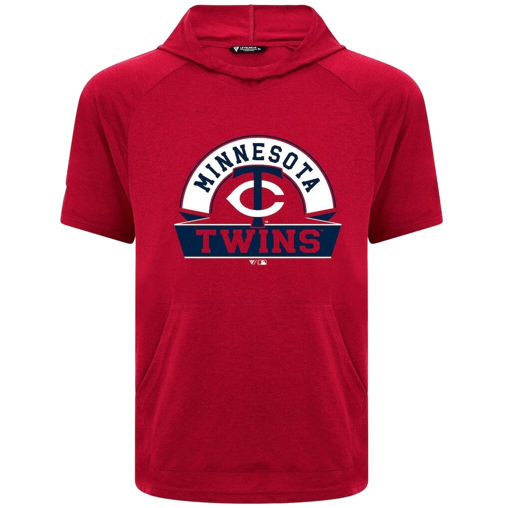 Minnesota Twins Levelwear Phase Banner Arch Hoodie T-Shirt