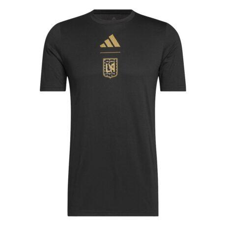 LAFC adidas 2026 Jersey Hook T-Shirt - Black - Front View