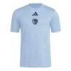 Sporting Kansas City adidas 2026 Jersey Hook Pregame T-Shirt - Blue - Side View