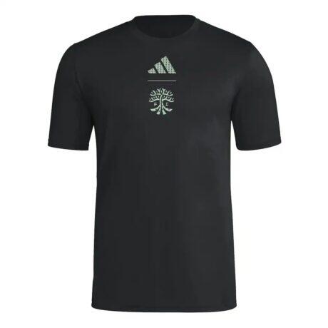 Austin FC adidas 2026 Jersey Hook T-Shirt - Black - Front View