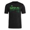 Austin FC adidas AEROREADY Pregame T-Shirt - Black - Side View