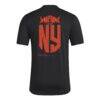 New York Red Bulls adidas AEROREADY Pregame T-Shirt - Black - Detail View