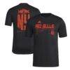 New York Red Bulls adidas AEROREADY Pregame T-Shirt - Black - Front View