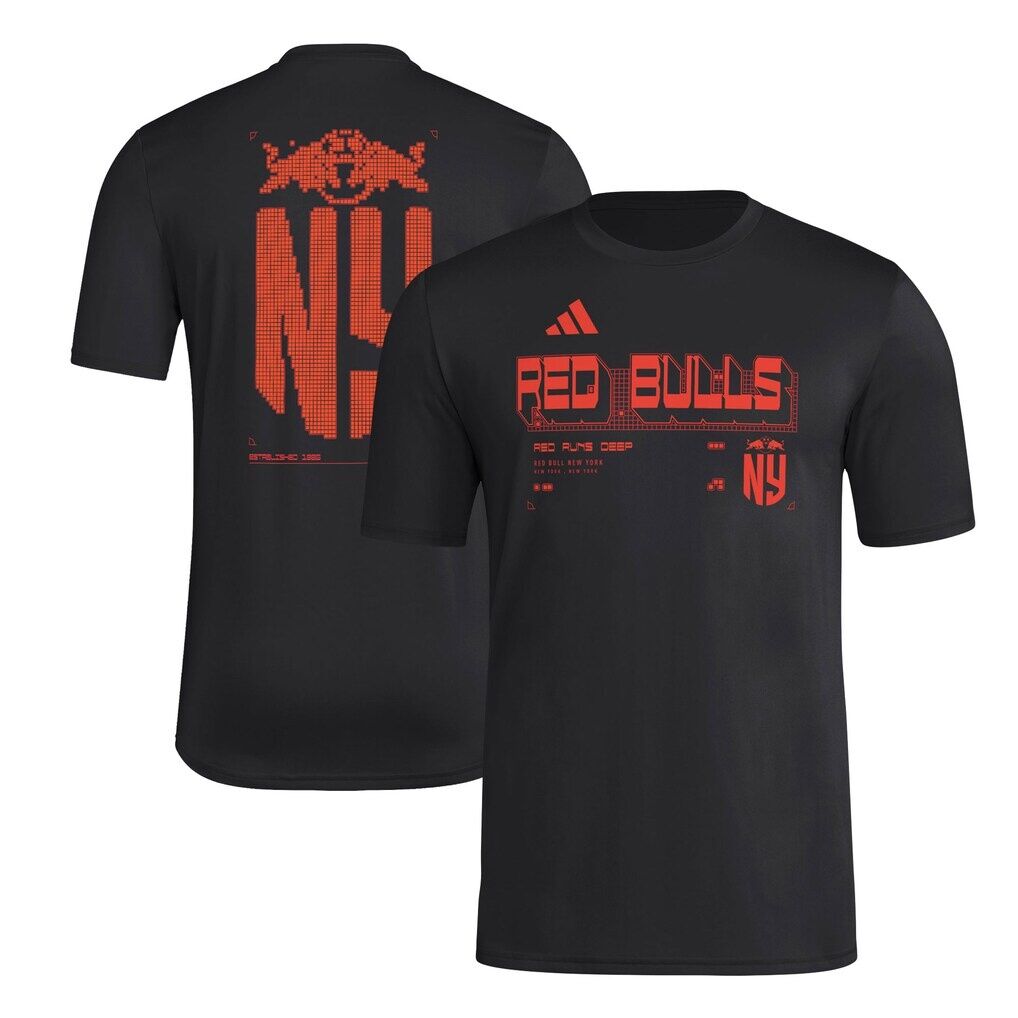 New York Red Bulls adidas AEROREADY Pregame T-Shirt