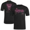 Inter Miami CF adidas 2026 Anthem AEROREADY Pregame T-Shirt - Black - Front View