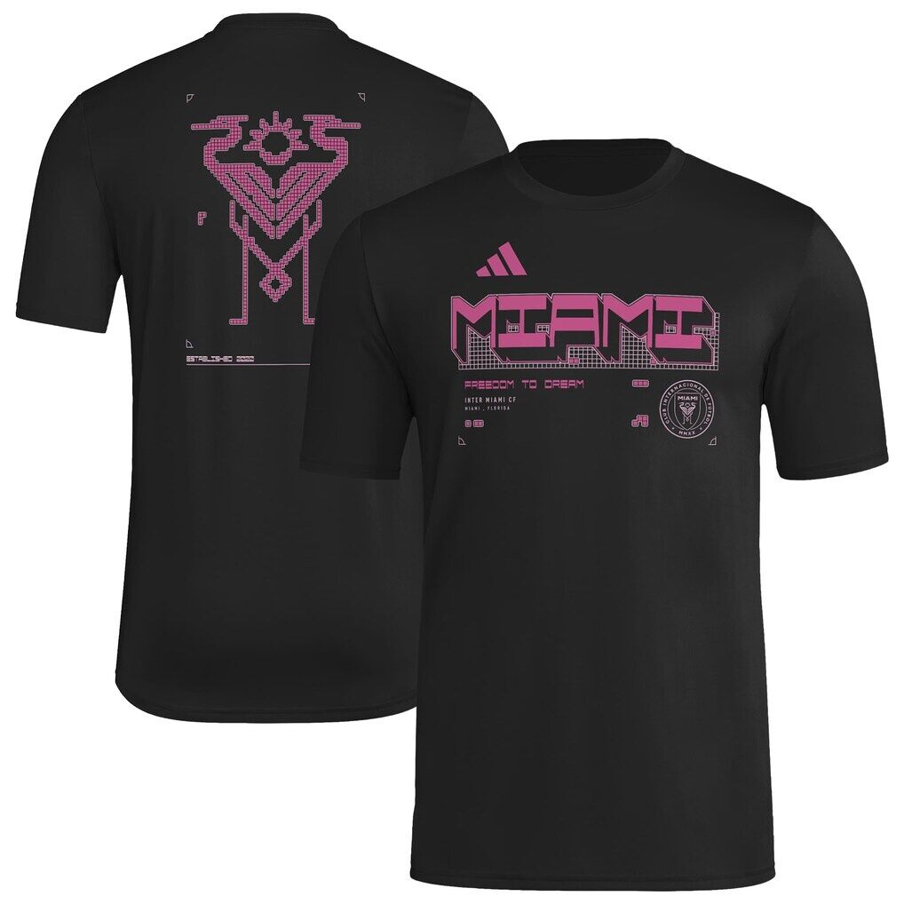 Inter Miami CF adidas 2026 Anthem AEROREADY Pregame T-Shirt
