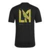 LAFC adidas 2026 Anthem AEROREADY Pregame T-Shirt - Black - Detail View
